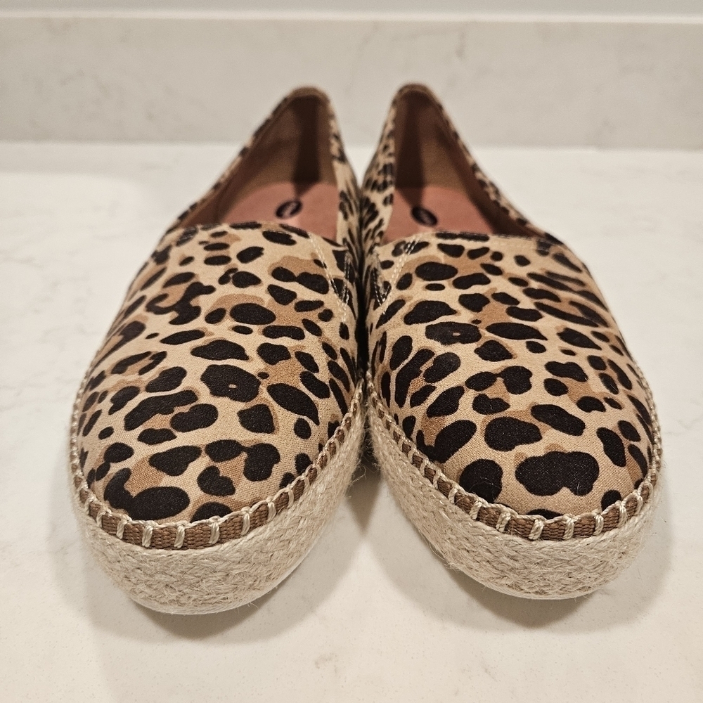 Dr. Scholls Festival Espadrilles Slip On Cheetah Print Slip On Shoes Size 10 - Picture 3 of 10
